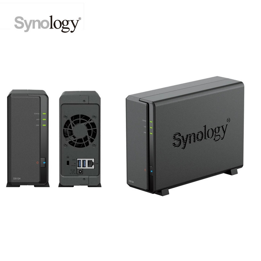DS124 Synology Disk Station 1-bay 1GB RAM - utama